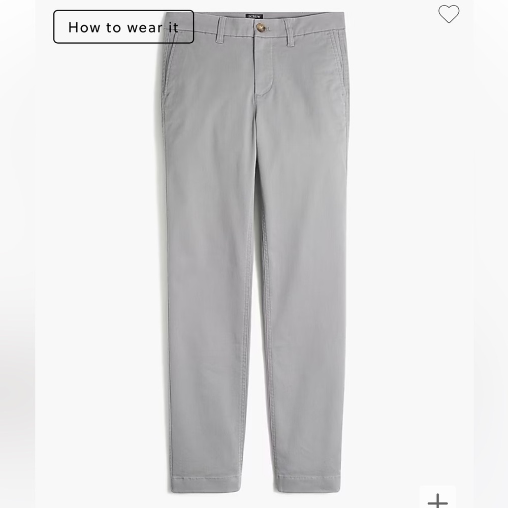 Jcrew factory high rise girlfriend chino